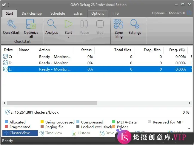 O&O Defrag(磁盘碎片整理) Professional v28.1.10015 便携版