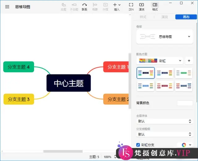 XMind 2024(思维导图软件) v24.04.10301 中文绿色版