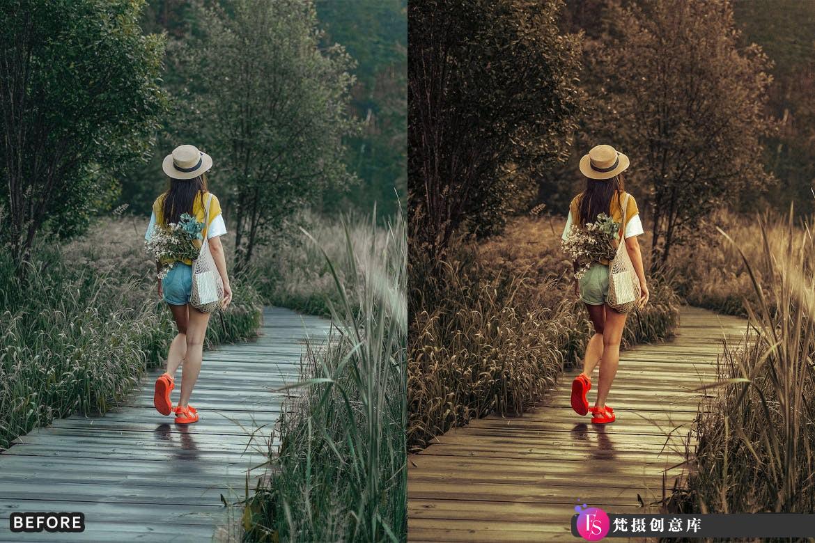 [人像LR预设]INS波西米亚人像LR预设 Bohemian Brown Look Instagram Wedding Presets