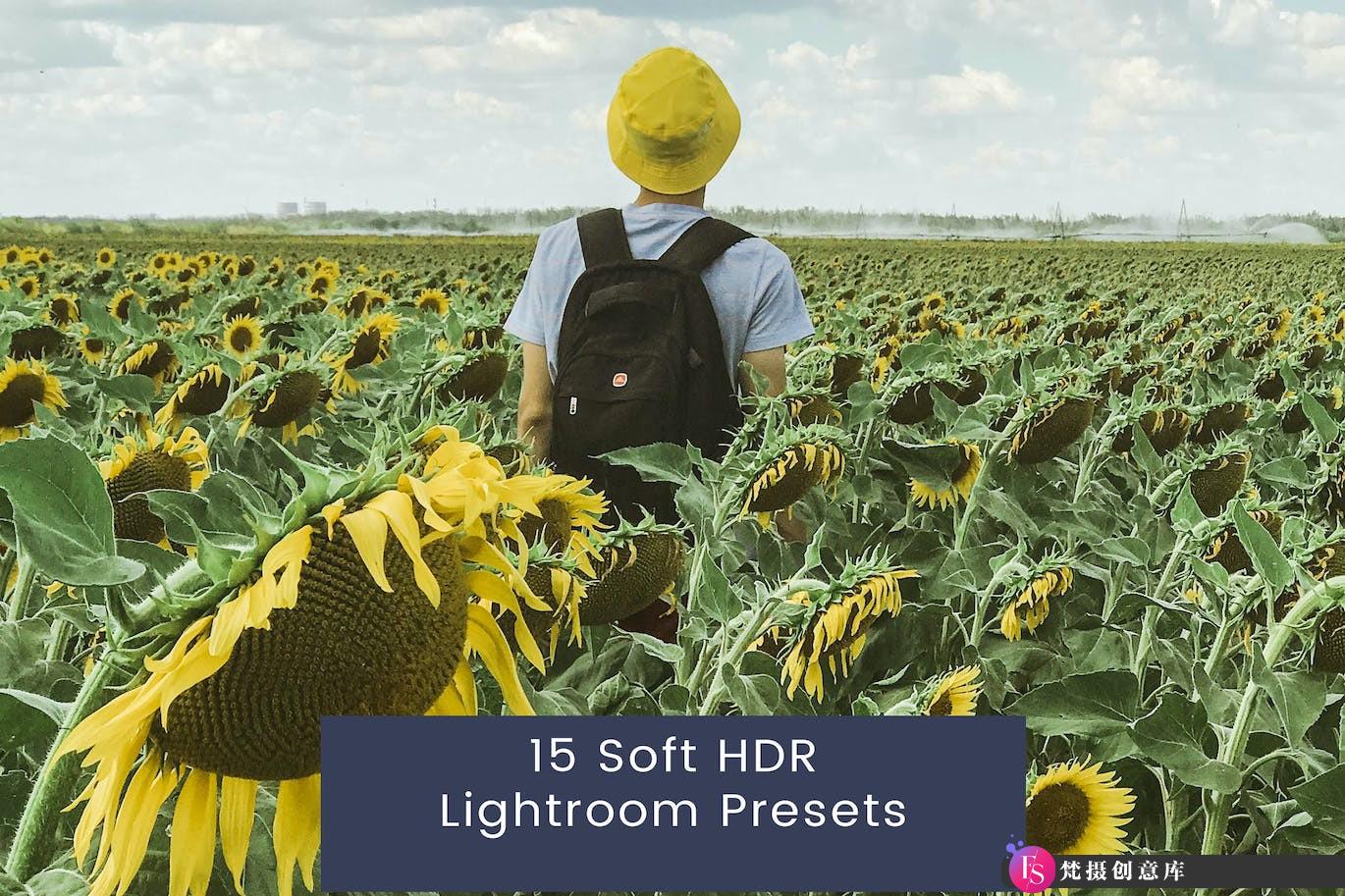 [旅拍LR预设]15种柔和HDR旅拍风光LR预设 15 Soft HDR Lightroom Presets