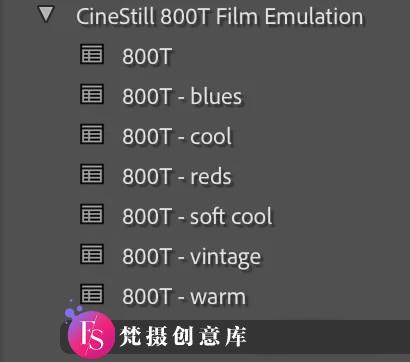 [胶片LR预设]电影800T彩色负片菲林胶卷LR预设 CineStill 800T Emulation Preset