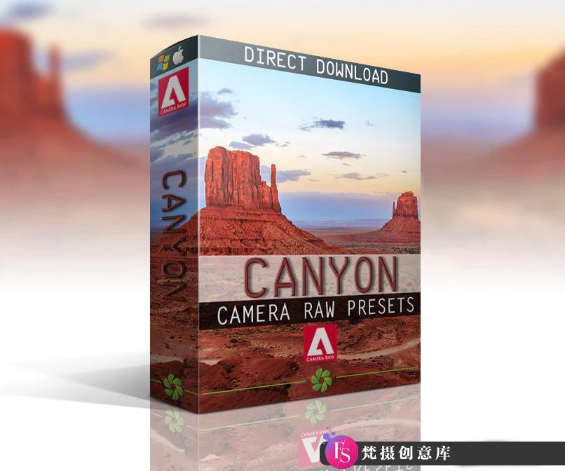 [风光LR预设]500+电影风光Camera Raw预设 LandscaPhoto – CANYON – CAMERA RAW COLLECTION