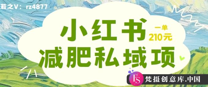 小红书减肥粉，私域变现项目，一单就达210元，小白也能轻松上手【揭秘】