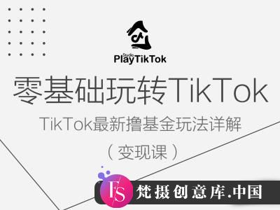 零基础玩转TiKToK变现课，TikTok最新撸基金玩法详解