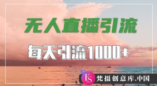 抖音快手视频号全平台通用，无人直播引流法，超暴力引流1000+高质量精准创业粉【揭秘】