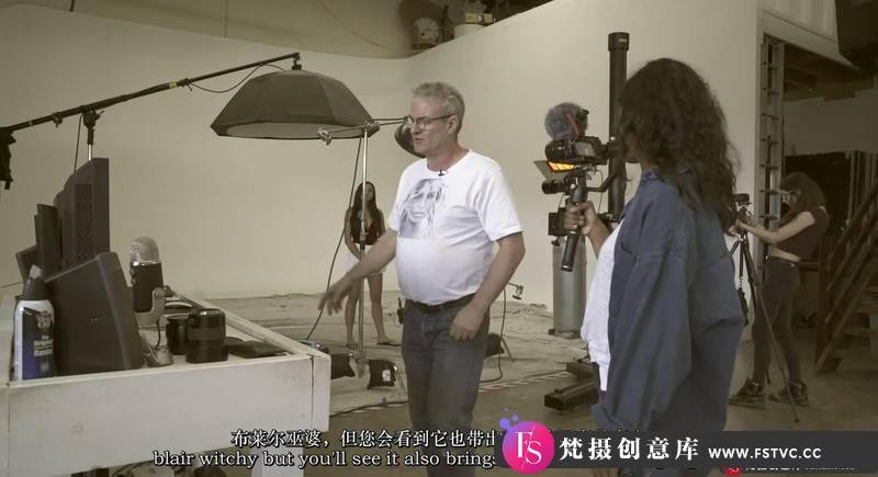[人像摄影教程]摄影师PeterCoulson棚拍人像模特Tahan布光及修饰教程-中英字幕-梵摄创意库