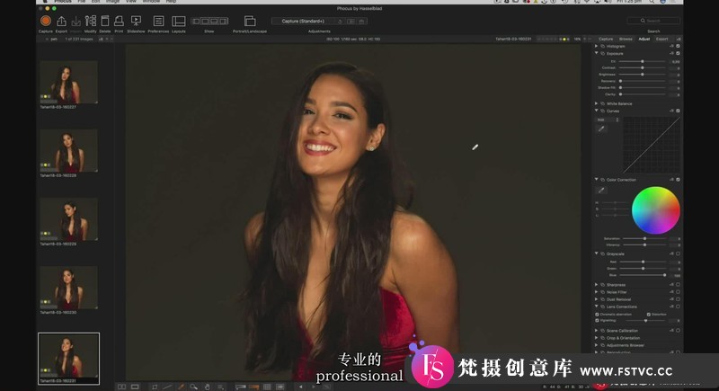 图片[5]-[人像摄影教程]摄影师PeterCoulson棚拍人像模特Tahan布光及修饰教程-中英字幕-梵摄创意库