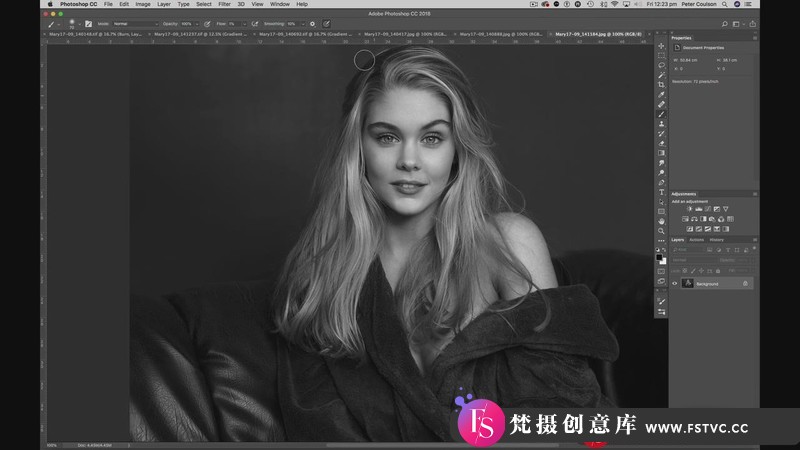 [人像摄影教程]摄影师PeterCoulson与从未合作过的模特Mary人像摆姿摄影教程-中英字幕