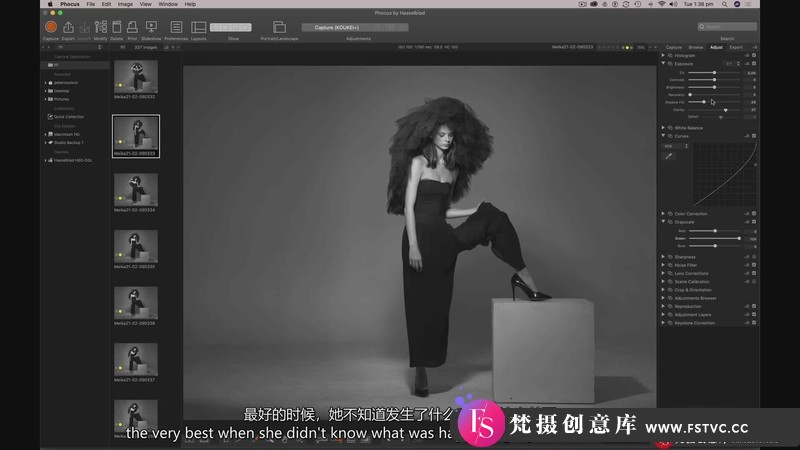 图片[14]-[人像摄影教程]摄影师PeterCoulson棚拍名模MeikaWoollard引领时尚界摆姿教程-中英字幕-梵摄创意库