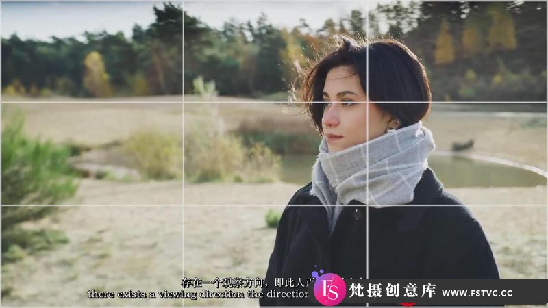 [视频拍摄教程]掌握视觉故事的电影视频中的黄金比例构图教程-中英字幕