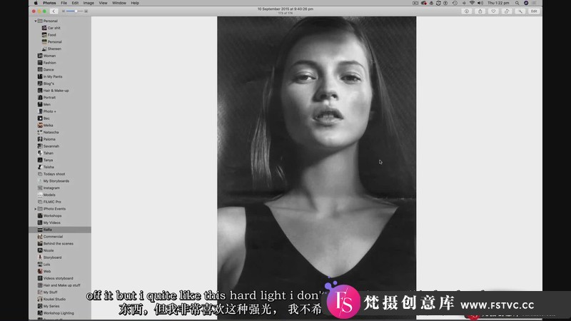 图片[4]-[人像摄影教程]PeterCoulson-工作室棚拍时尚人像创意光影布光教程-中英字幕-梵摄创意库