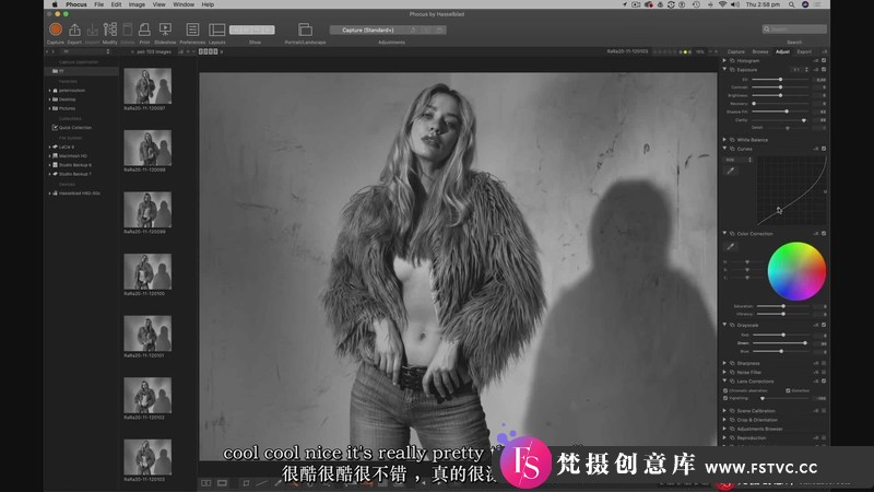 图片[7]-[人像摄影教程]PeterCoulson-工作室棚拍时尚人像创意光影布光教程-中英字幕-梵摄创意库