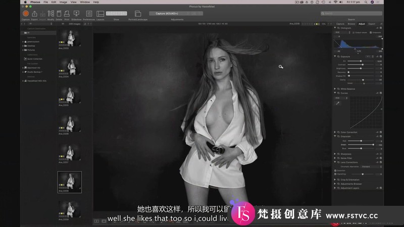 图片[8]-[人像摄影教程]摄影师PeterCoulson-工作室棚拍时尚人像设置大窗口灯布光教程-中英字幕-梵摄创意库