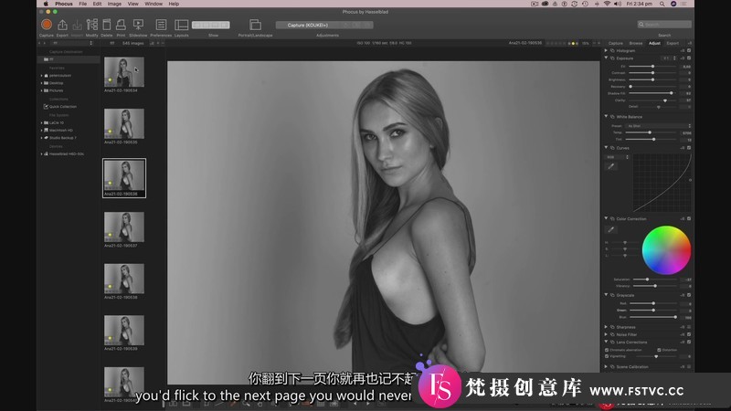 图片[13]-[人像摄影教程]PeterCoulson-工作室棚拍《安娜时尚》人像摄影布光教程-中英字幕-梵摄创意库