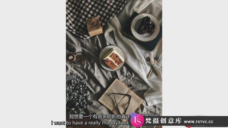 [美食摄影教程]美食摄影师SeanDalton电影情绪美食摄影布光教程-中英字幕