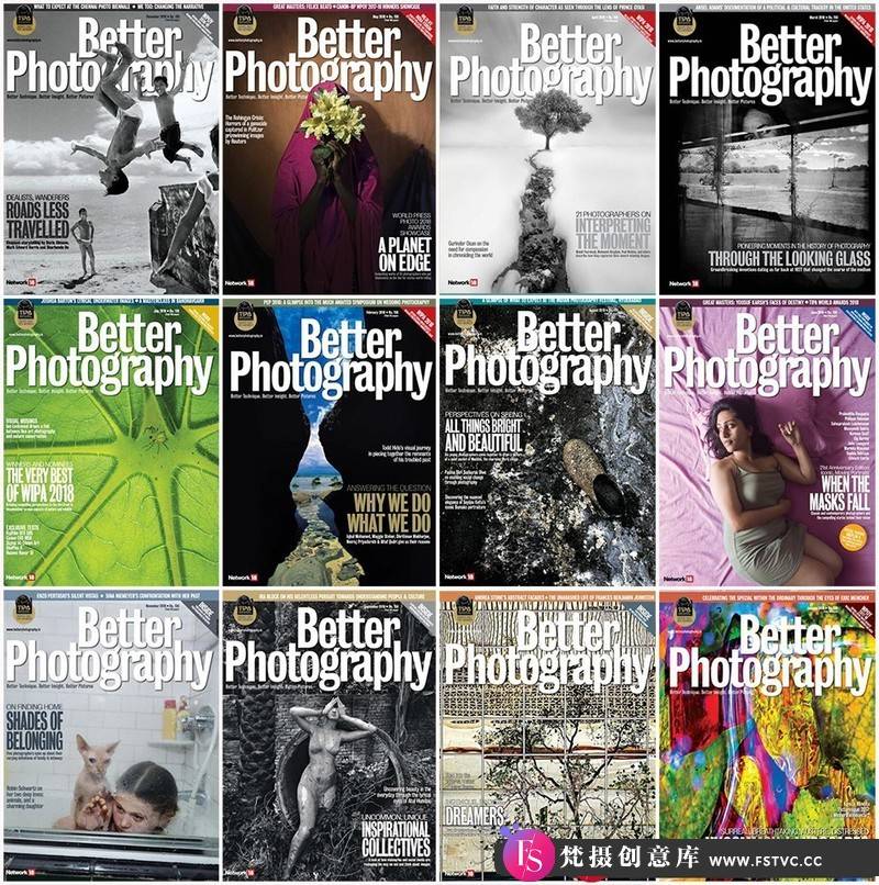 [电子书籍教程]更好的摄影-2018年全年系列1-12期BetterPhotography-FullYear2018-梵摄创意库