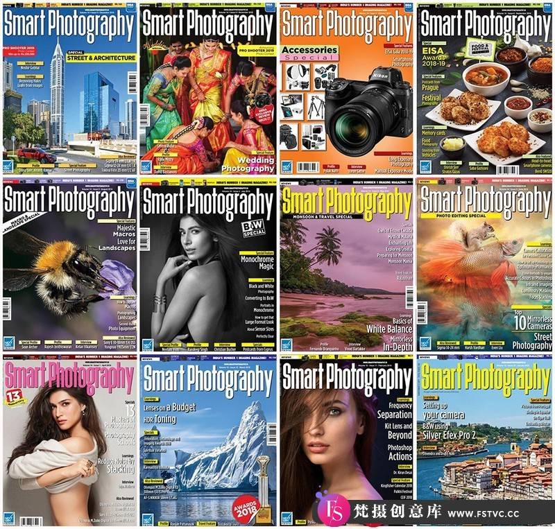 [电子书籍教程]智能摄影-2018年全年系列1-12期SmartPhotography-FullYear2018-梵摄创意库
