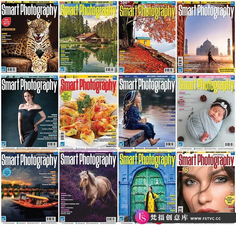 [电子书籍教程]智能摄影-2021年全年系列1-12期SmartPhotography-FullYear2021-梵摄创意库