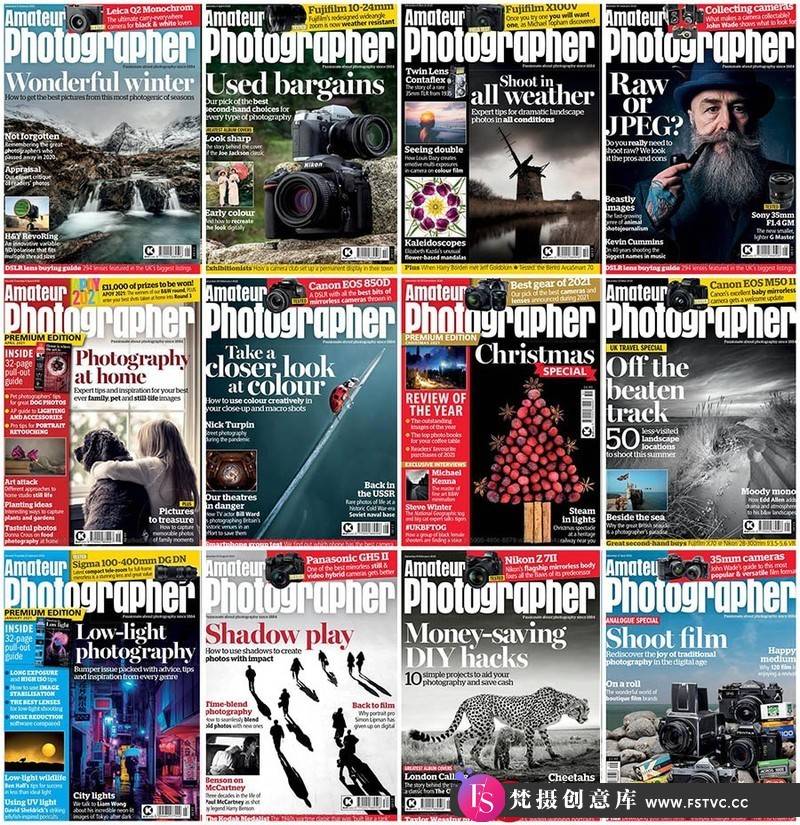 [电子书籍教程]AmateurPhotographer业余摄影师-2021年全年摄影杂志1-52期合集-梵摄创意库
