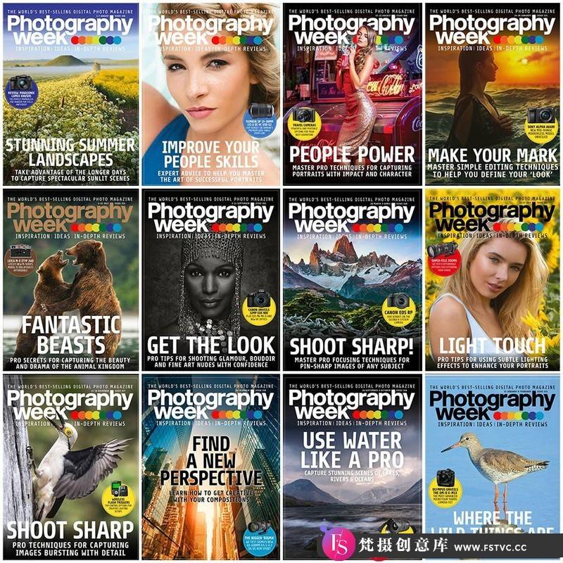 [电子书籍教程]PhotographyWeek摄影周-2019年全年特刊合集1-52期合集-梵摄创意库
