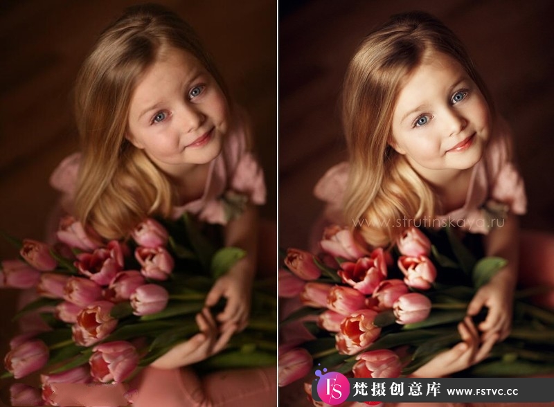 [新生儿童摄影]俄罗斯摄影师MariaStrutinskaya关于拍摄处理家庭肖像的新课程-梵摄创意库