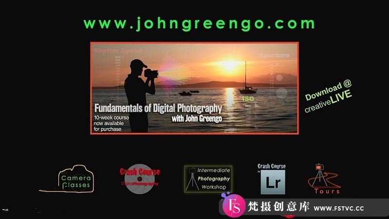 [摄影入门教程]JohnGreengo掌握Canon®EOS60D使用技巧摄影Canon®EOS60D基础操作教程