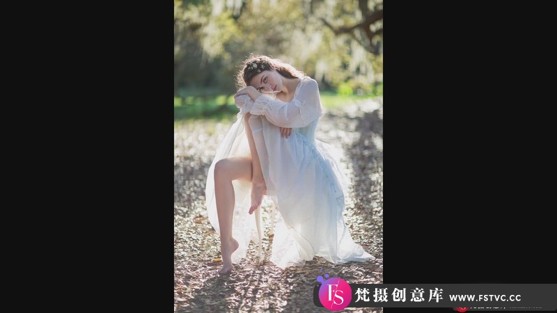 [人像摄影教程]摄影师IreneRudnyk优雅复古人像写真构图与引导摆姿的秘密