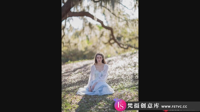 [人像摄影教程]摄影师IreneRudnyk优雅复古人像写真构图与引导摆姿的秘密