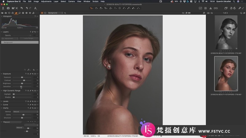 [人像摄影教程]Fstoppers-婚礼摄影师QuentinDecaillet完整的CaptureOnePro编辑指南