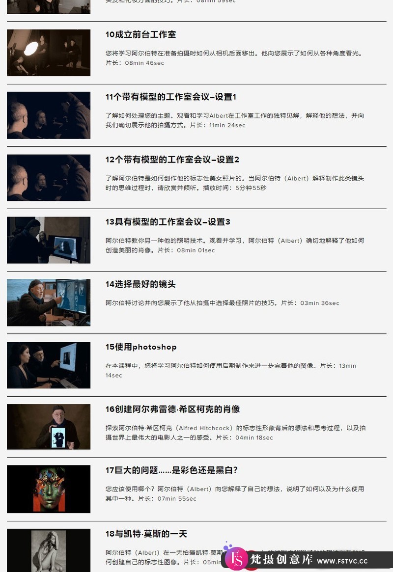 图片[3]-[人像摄影教程]摄影大师–艾伯特·沃森(AlbertWatson)在线大师班教程-中文字幕-梵摄创意库