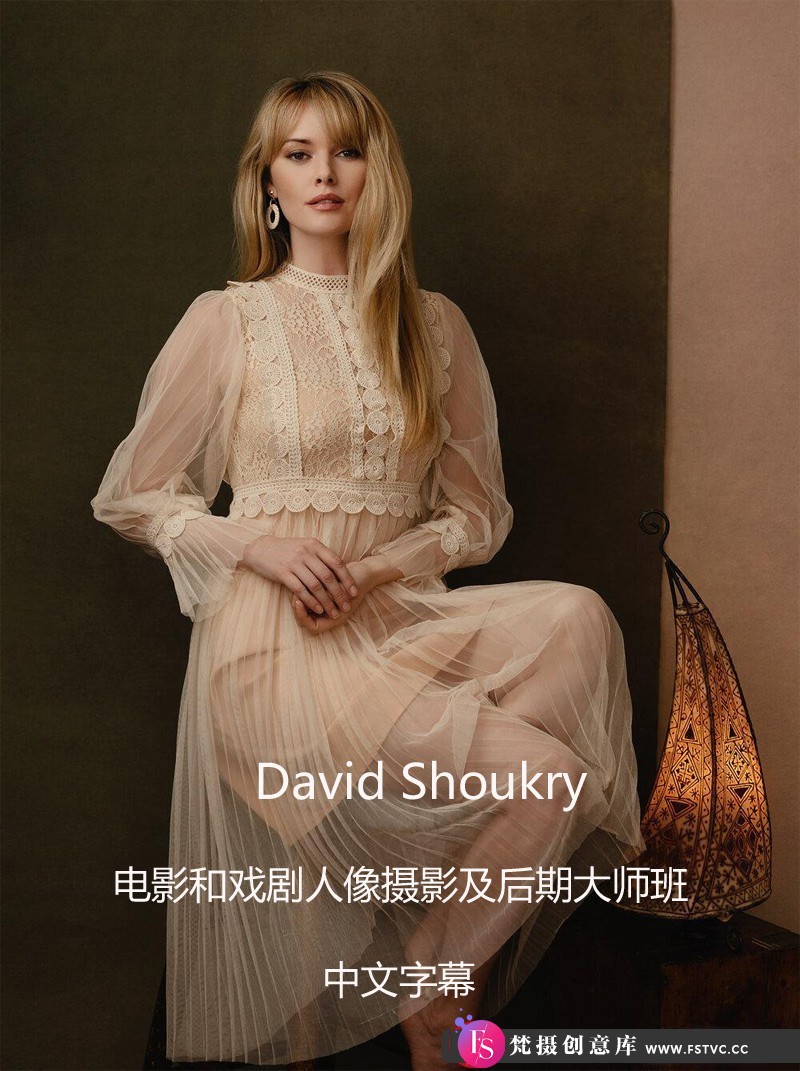 [人像摄影教程]DavidShoukry电影胶片戏剧人像摄影及后期大师班-中文字幕-梵摄创意库