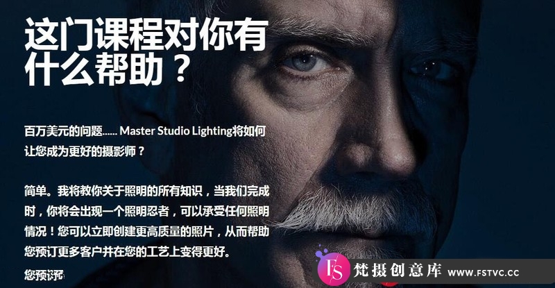 [人像摄影教程]LindsayAdler为期10周的工作室棚拍布光大师班教程-中文字幕-梵摄创意库