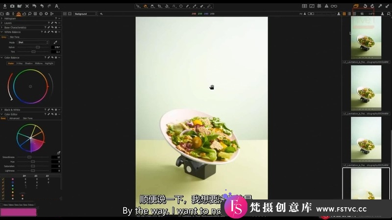 图片[7]-[美食摄影教程]Liveclasses-YanBazhenov沙拉美食摄影中的悬浮摄影教程-中文字幕-梵摄创意库