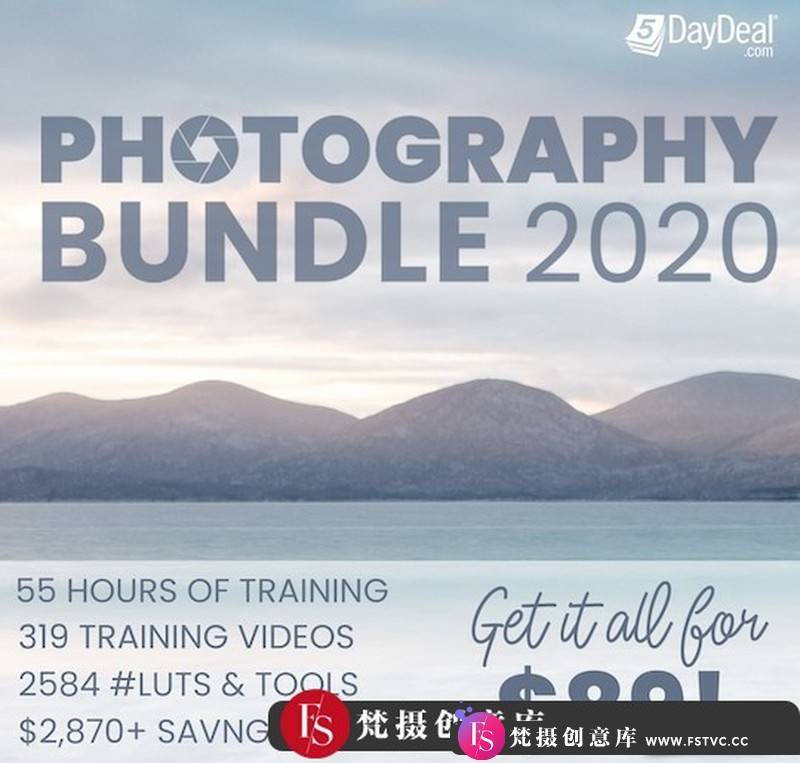 [人像摄影教程]5DayDeal–摄影师51套装教程2020-5DayDeal–PhotographyBundle2020-梵摄创意库
