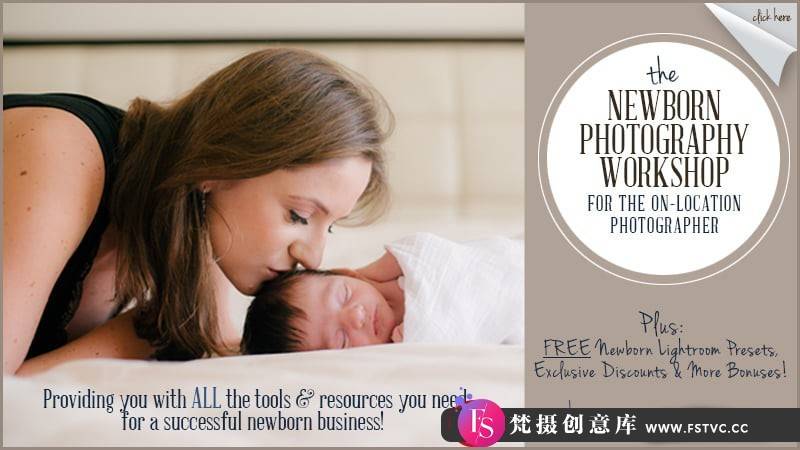 [新生儿童摄影]新生儿婴儿摄影工作坊-全面而完整的新生儿摄影培训教程-中文字幕-梵摄创意库