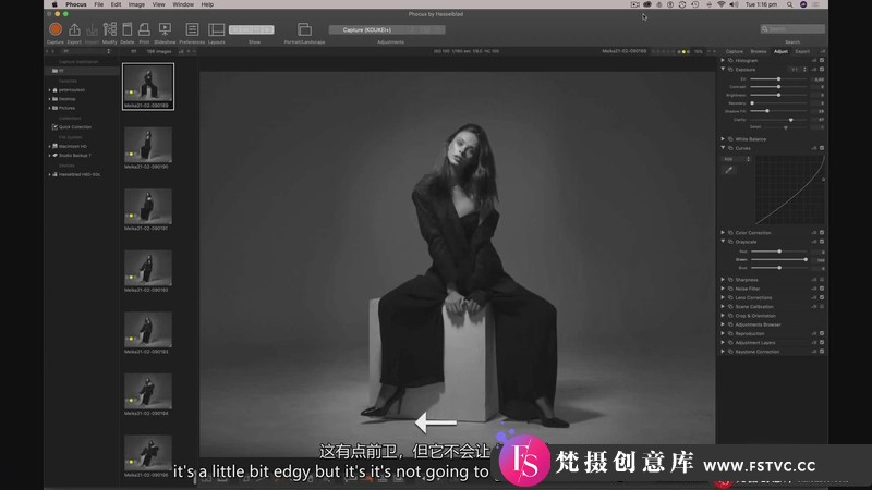 图片[5]-[人像摄影教程]摄影师PeterCoulson棚拍名模MeikaWoollard引领时尚界摆姿教程-中英字幕-梵摄创意库