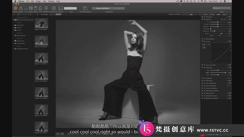 图片[6]-[人像摄影教程]摄影师PeterCoulson棚拍名模MeikaWoollard引领时尚界摆姿教程-中英字幕-梵摄创意库