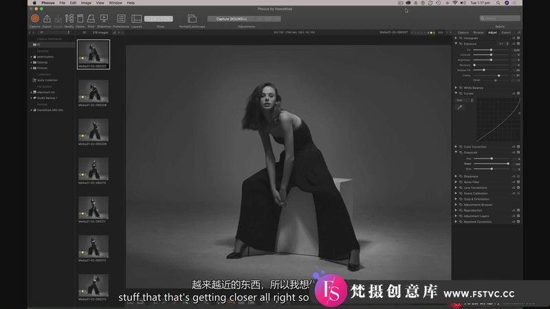 图片[7]-[人像摄影教程]摄影师PeterCoulson棚拍名模MeikaWoollard引领时尚界摆姿教程-中英字幕-梵摄创意库