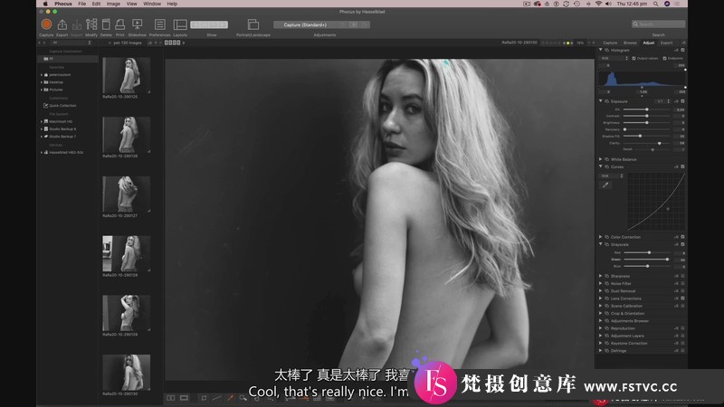 [人像摄影教程]摄影师PeterCoulson-工作室棚拍模特RaRa自然光人像摄影教程-中英字幕