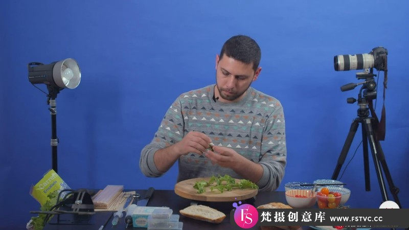 [美食摄影教程]广告摄影师AlfonsoAcedo美食广告造型布光摄影技巧教程-中英字幕