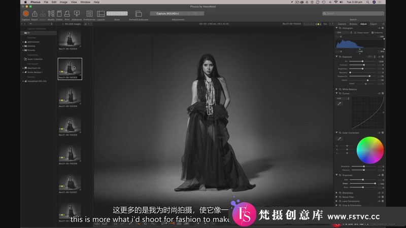 [人像摄影教程]PeterCoulson-工作室棚拍Bec概念单灯摄影人像布光教程-中英字幕