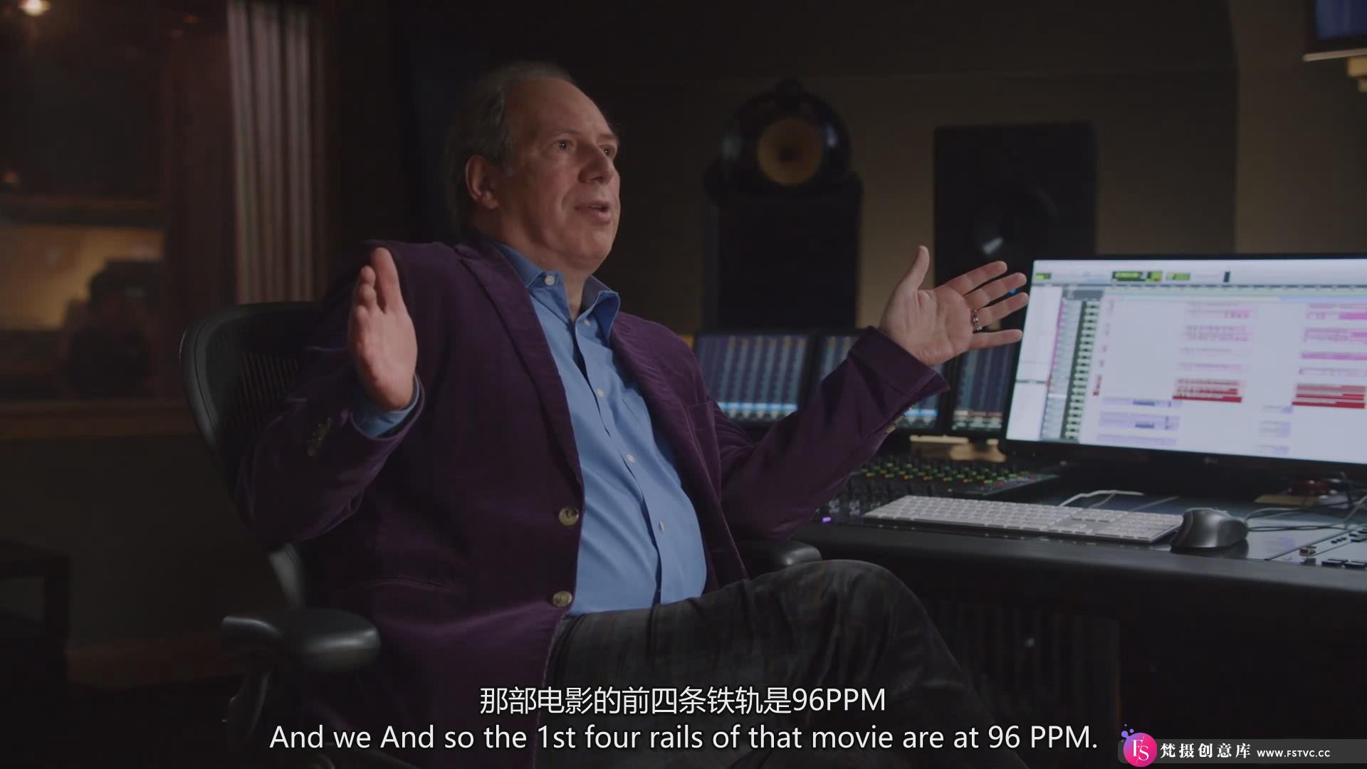 [视频拍摄教程]Masterclass – Hans Zimmer 电影配乐讲解大师班教程-中英字幕