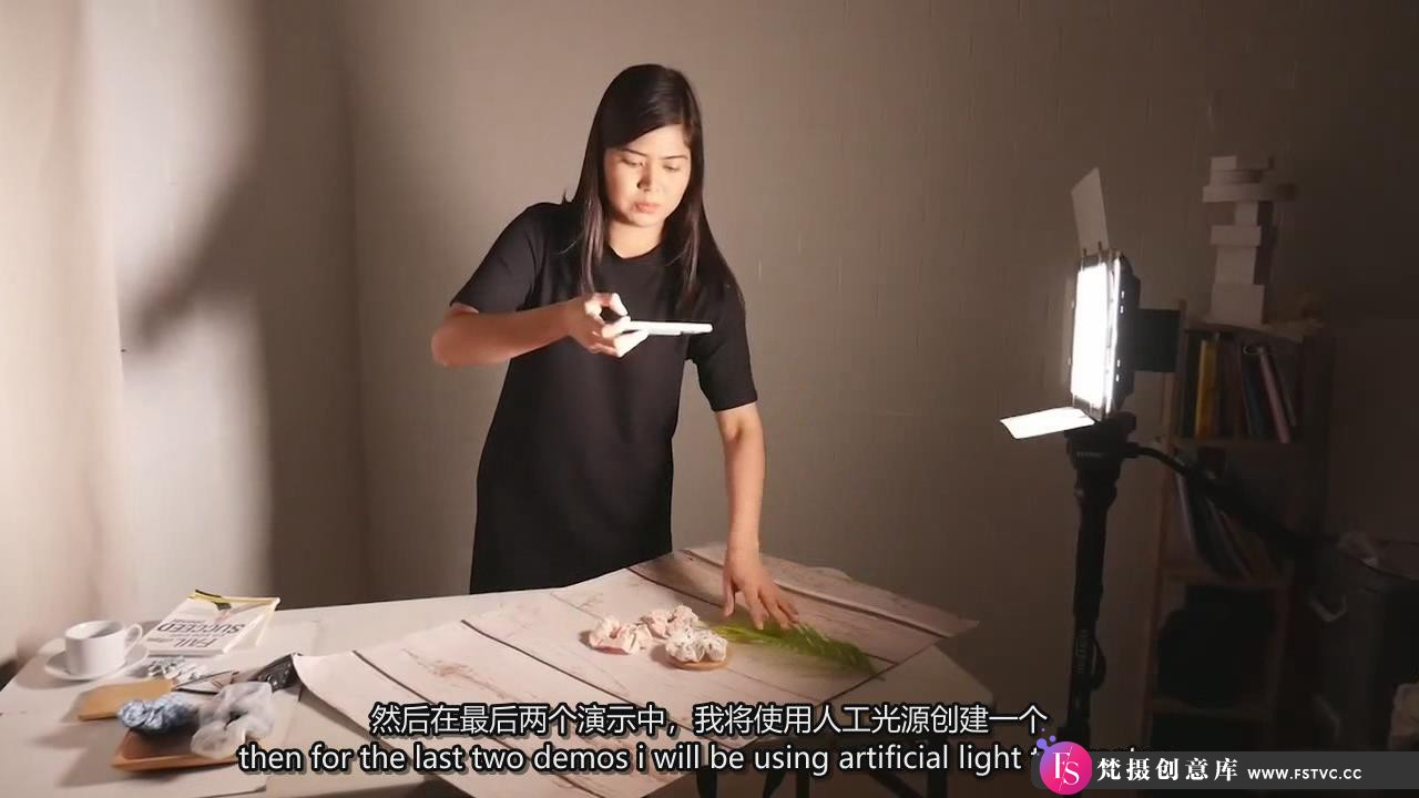 [产品静物摄影]美食产品摄影：美食产品初学者摄影布光指南教程-中英字幕