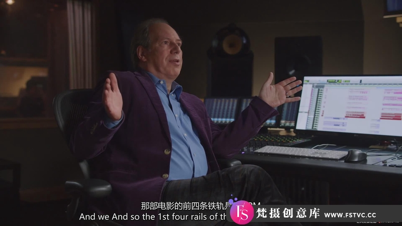 [视频拍摄教程]Masterclass – Hans Zimmer 电影配乐讲解大师班教程-中英字幕