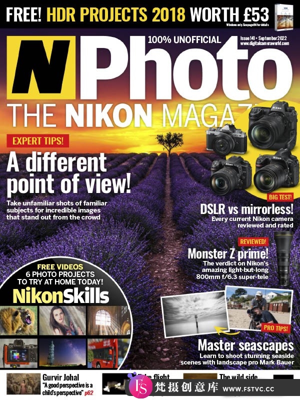 [电子书籍教程]N-Photo UK – 数码单反摄影杂志2022年全年合集（1-13期）