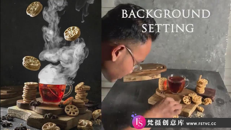 图片[5]-[美食摄影教程]美食摄影-如何用手机拍摄令人惊叹的烟雾食品照片-中英字幕-梵摄创意库