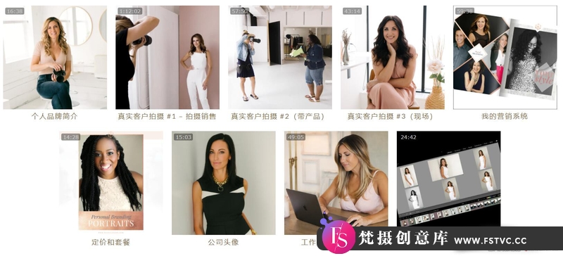 [人像摄影教程]The Portrait Masters – Nikki Closser 个人品牌摄影系统教程-中英字幕