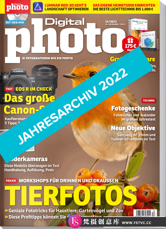 [电子书籍教程]德国《Digital Photo》摄影杂志 2022年 全年12期 PDF格式-梵摄创意库