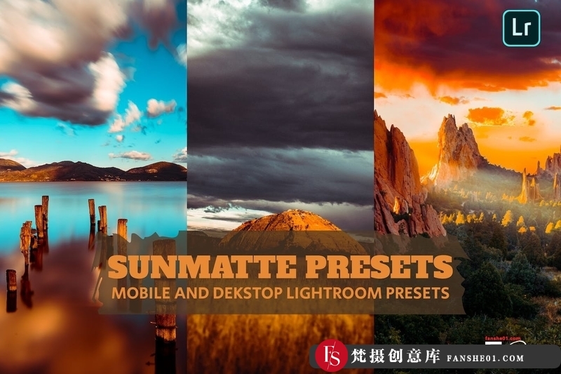 [风光LR预设]夏季旅行风光商业后期Lightroom预设SunmattePresetsLightroomPresets-梵摄创意库