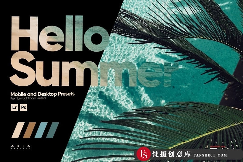 [风光LR预设]ARTAPresets夏季风光人像调色LR预设HelloSummerLightroomPresets-梵摄创意库